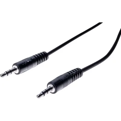 GENERIQUE Cordon st&eacute;reo jack 3. 5 mm noir - 15 m