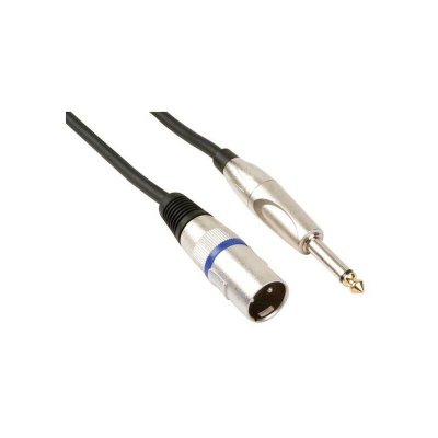 HQ POWER Cordon xlr 3p / jack mono 6,35 mm - 6m