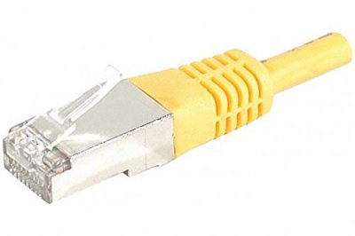 DEXLAN Cordons RJ45 - C&acirc;ble RJ45 cat&eacute;gorie 6 S/FTP 5 m (Jaune)