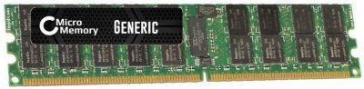 COREPARTS  DDR2 4 GB (1 x 4GB, 667 MHz, DDR2-RAM, DIMM), M&eacute;moire vive, Vert