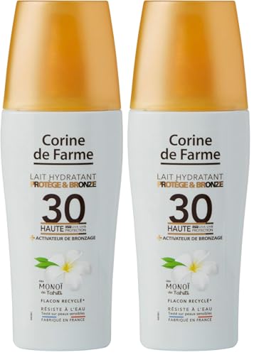 CORINE DE FARME  Lait Hydratant Prot&egrave;ge et Bronzage SPF 30 150 ml