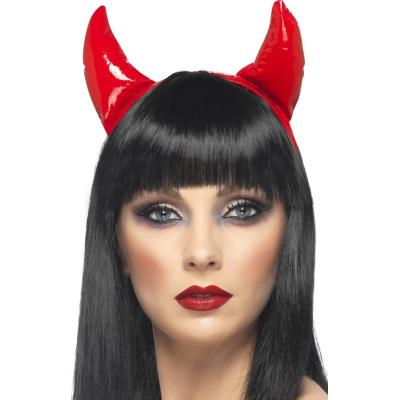 GENERIQUE Cornes diable rouge adulte Halloween Taille Unique