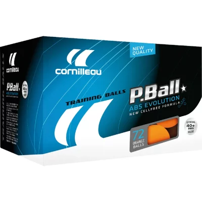 CORNILLEAU  Balles P-Ball ABS Evolution 1* Orange X72
