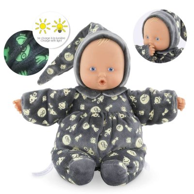 COROLLE &reg; Poupon Mon Doudou Babipouce brille dans la nuit