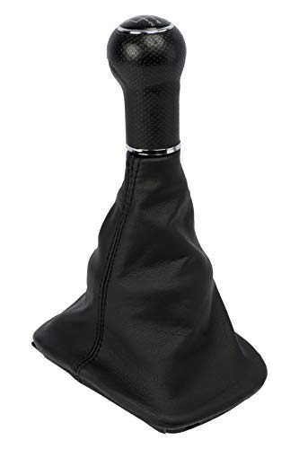 ORIGEN BY ABC PARTS CORONA Pommeau + Soufflet adaptable pour Golf 5 - 5/6 vitesses - Noir