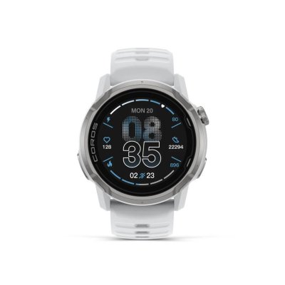 COROS  - Montre connect&eacute;e - Apex 4 46mm White  en Titane - Blanc