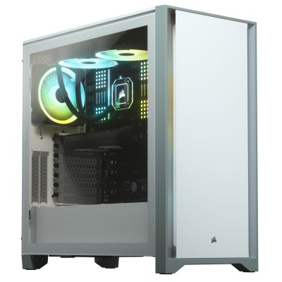 CORSAIR  4000D Blanc - Avec fen&ecirc;tre