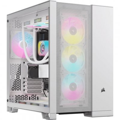 CORSAIR  6500D AIRFLOW Moyenne Tour ATX Verre Tremp&eacute; USB-C Blanc