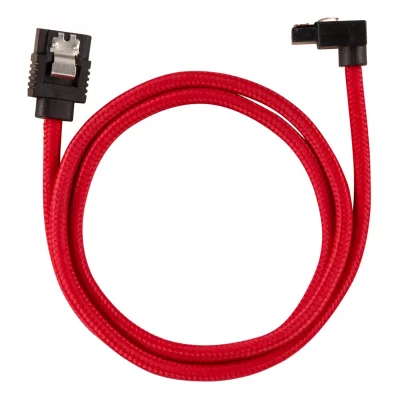 CORSAIR  C&acirc;ble gain&eacute; Premium SATA 6Gbps Rouge 60cm 90&deg; - (CC-8900284)