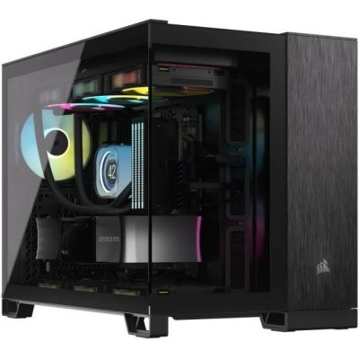 CORSAIR  CC-9011287-WW unit&eacute; centrale Midi Tower Aluminium, Noir - Neuf