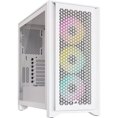 CORSAIR  iCUE 4000D RGB Airflow TG wh ATX CC-9011241-WW