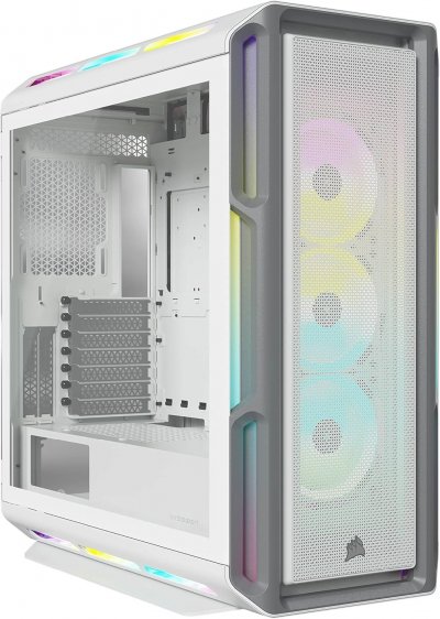 CORSAIR  Icue 5000t Rgb Tower Case With Window Blanc