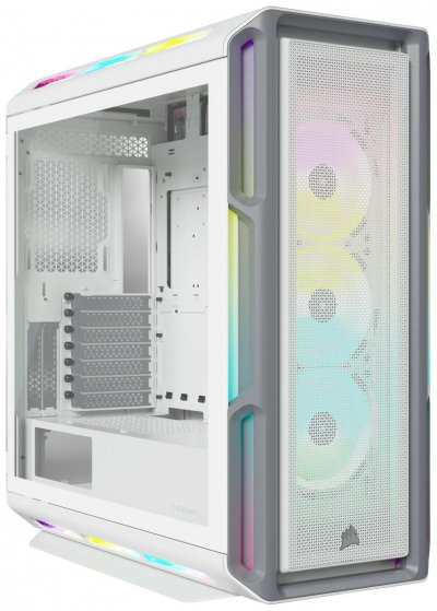 CORSAIR  Icue 5000t Rgb Tower Case With Window Blanc