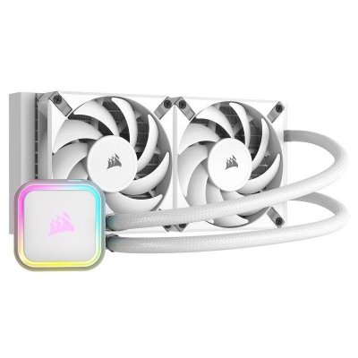 CORSAIR  iCue H100i RGB Elite Blanc - 240 mm