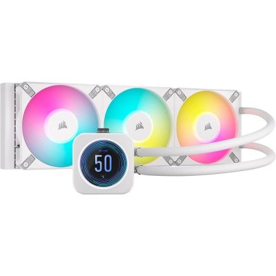 CORSAIR  iCue H150I Elite LCD XT Blanc - 360 mm