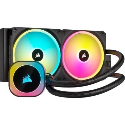 CORSAIR  Icue Link H115i Rgb Komplett-wasserk&uuml;hlung - 280 Mm, Schwarz