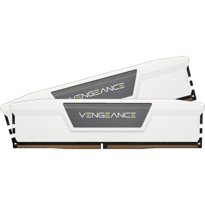 CORSAIR  M&eacute;moire Ram Vengeance Cmk32gx5m2b6400z32w Cl 32 Xmp/expo 32gb 2x16gb Ddr5 6400mhz 