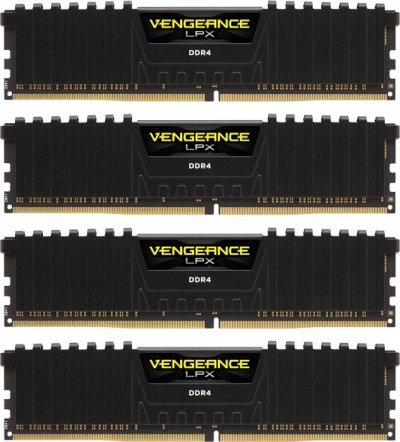 CORSAIR  Vengeance LPX - DDR4 - 64 Go: 4 x 16 Go - DIMM 288 broches