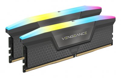 CORSAIR  vengeance rgb ddr5 5200mhz 32gb 2x16 gb cl40 optimizado amd