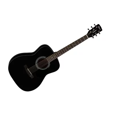 CORT  Af510 Bks - Noire Satin&eacute;e - Guitare Acoustique
