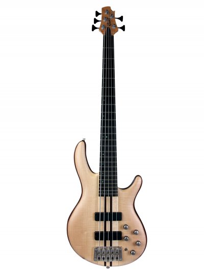 CORT  Artisan A5 Plus Fmmh - Naturelle Pores Ouverts - Guitare Basse 5 Cordes
