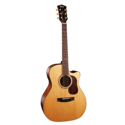 CORT  Gold A6 Natural Glossy Guitare Folk &Eacute;lectro-Acoustique