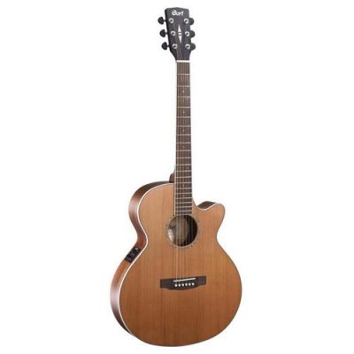 CORT  Sfx-Ced Ns - C&egrave;dre Naturel Satin&eacute; - Guitare Sfx &Eacute;lectroacoustique