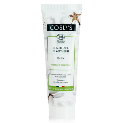COSLYS  Dentifrice Blancheur Menthe Bio 100g