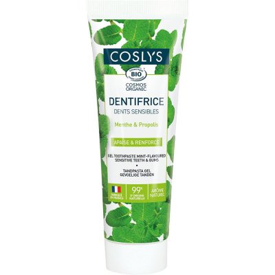 COSLYS  Dentifrice Dents Sensibles Menthe Bio 75ml