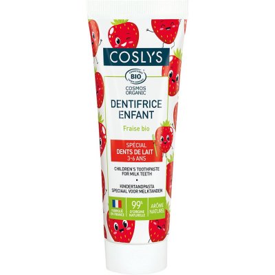 COSLYS  Dentifrice Enfant Fraise Bio 50ml