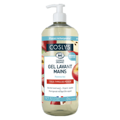COSLYS  Hygi&egrave;ne Cr&egrave;me Lavante Mains Pomme Bio 1 L