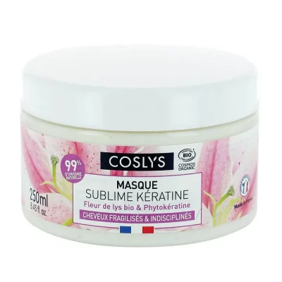 COSLYS  Masque K&eacute;ratine Cheveux Fragiles et Indisciplin&eacute;s 150 ml