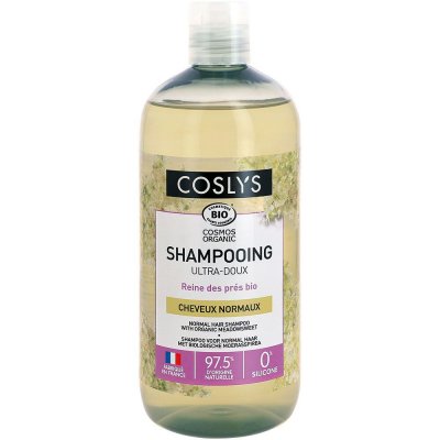 COSLYS  - Shampoing cheveux normaux BIO reine des pr&eacute;s 500 ml - 