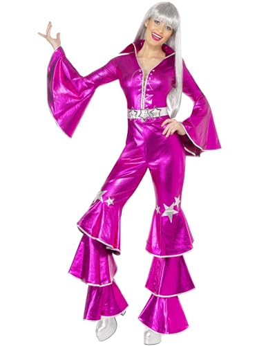 SMIFFYS Costume Chanteuse Ann&eacute;es 70 - Taille S - Rose