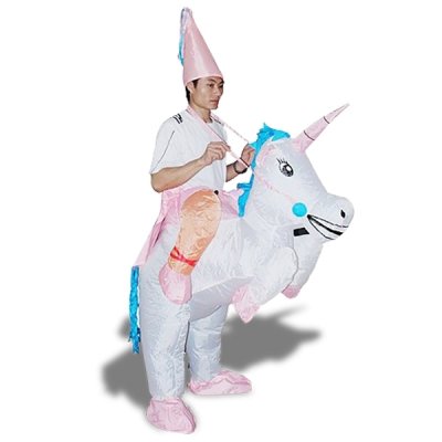 GENERIQUE Costume De Magicien &Agrave; Dos De Licorne Gonflable D&eacute;guisement
