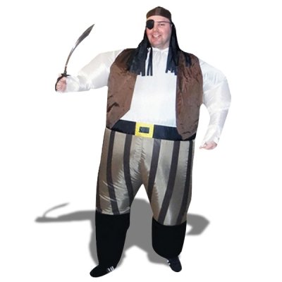 GENERIQUE Costume De Pirate Gonflable Deguisement Avec Chapeau