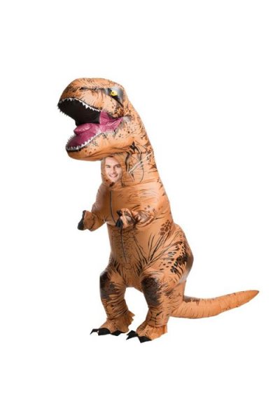 ORIGINAL CUP Costume De T-rex Gonflable Adulte - Marron - Taille Unique