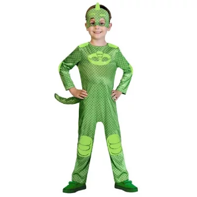 AMSCAN Costume enfant Pyjamask Gecko taille 5-6 ans