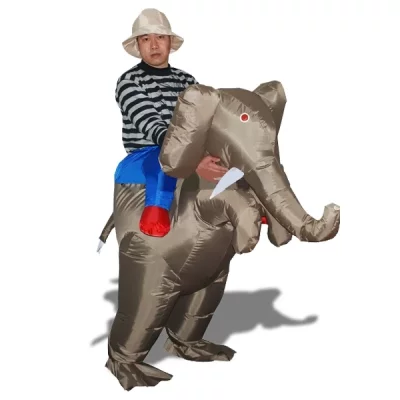 GENERIQUE Costume &Eacute;xplorateur Sur Le Dos D'&eacute;l&eacute;phant D&eacute;guisement Avec Chapeau