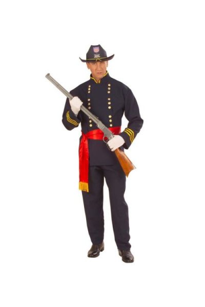 WIDMANN Costume General Nordiste Am&eacute;ricain Adulte - Noir - L