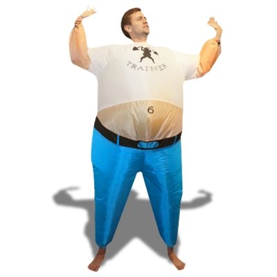 GENERIQUE Costume gonflable entra&icirc;neur sportif costume