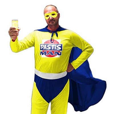 STC Costume Pastis Man oe Deguisement Adulte