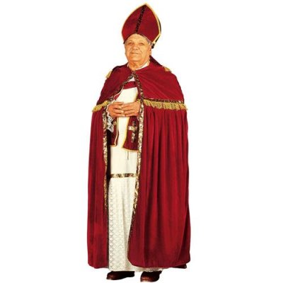 WIDMANN Costume Saint Nicolas Archeveque Taille Unique L/xl - Rouge - Taille Unique (L/XL) 