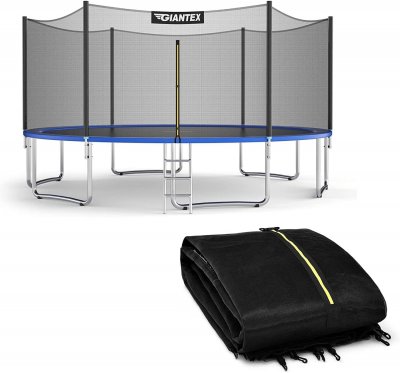 CostwayFilet de Remplacement pour Trampolines &Oslash;305 6 Barres Filet de S&eacute;curit&eacute; pour Trampolines