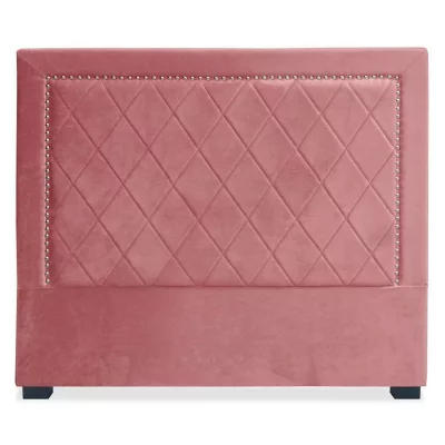MENZZO Cotecosy - T&ecirc;te de lit Meghan 140cm Velours Rose - Rose