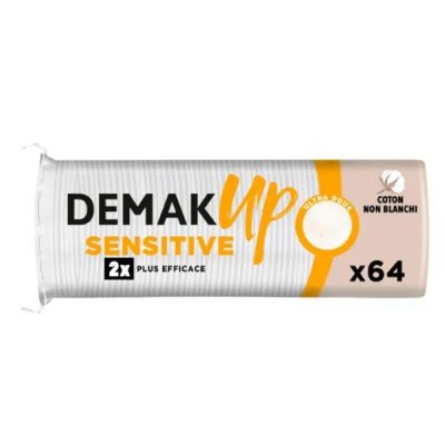 DEMAK UP Coton &Agrave; D&eacute;maquiller Sensitive Disques Demak'up - Le Paquet De 64