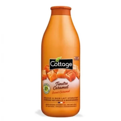 COTTAGE  - Douche & Bain Lait Hydratant - Tendre Caramel - 750ml