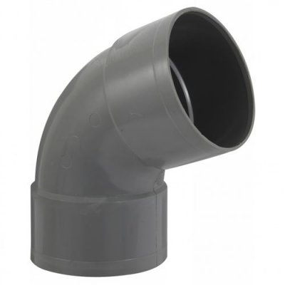 GIRPI Coude 67&deg;30 en pvc &agrave; coller, femelle / femelle, D100