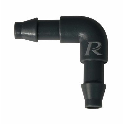 RIBIMEX Coude cannele pour tuyau diametre6mm par 10, pra-mib-0052 PRA/MIB.0052