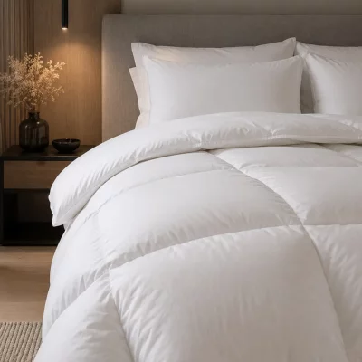 LINNEA Couette 260x240 cm &eacute;t&eacute; finlande garnissage naturel duvet de canard 180g/m2